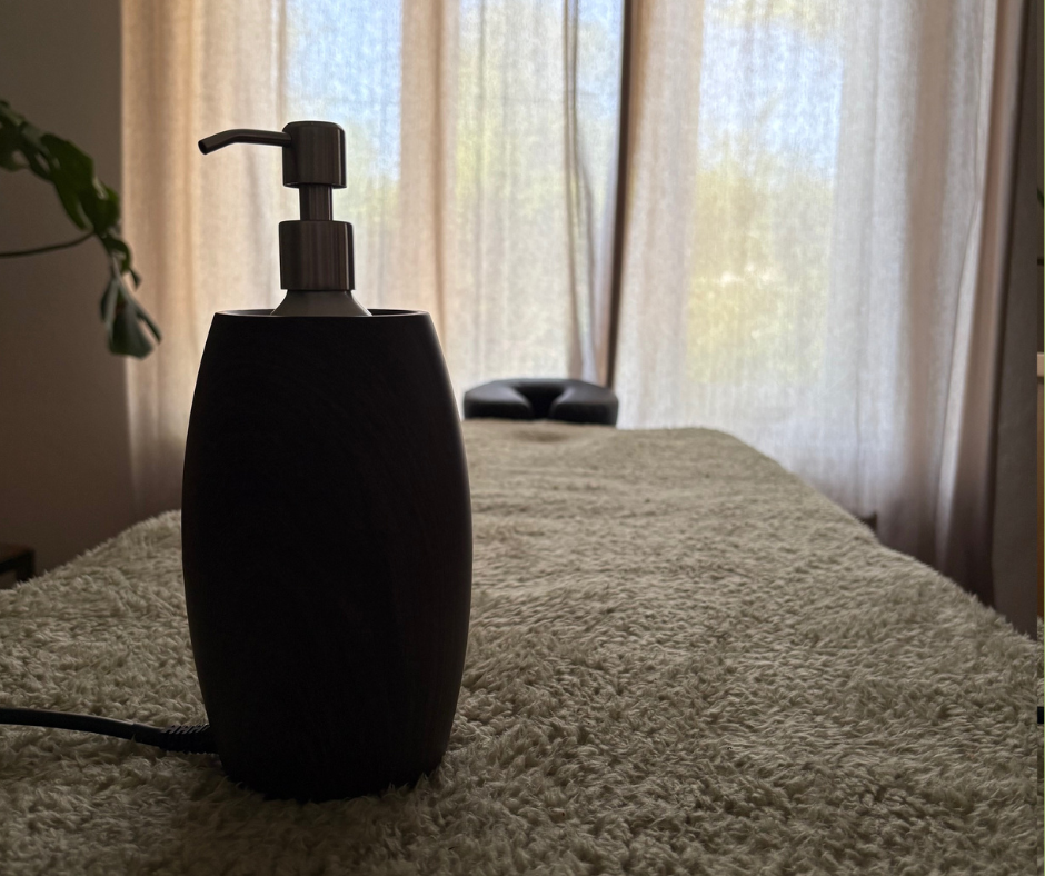 Massage Olieverwarmer Flaming Donker