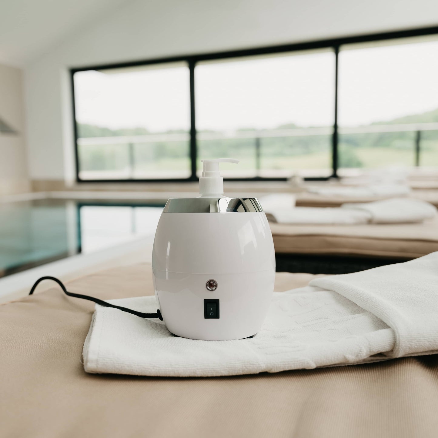 Massage olie verwarmer - olie verwarmen