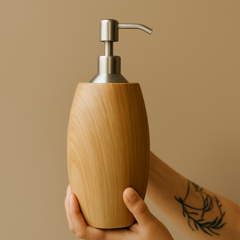 Massage Olieverwarmer Flaming Licht inclusief 250ml biologische amandelolie