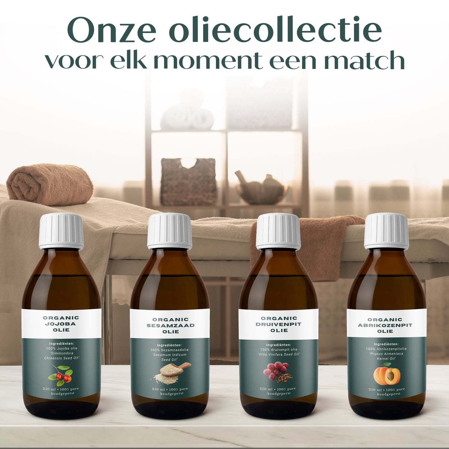 Biologische Abrikozenpitolie 100% Puur - 250 ml