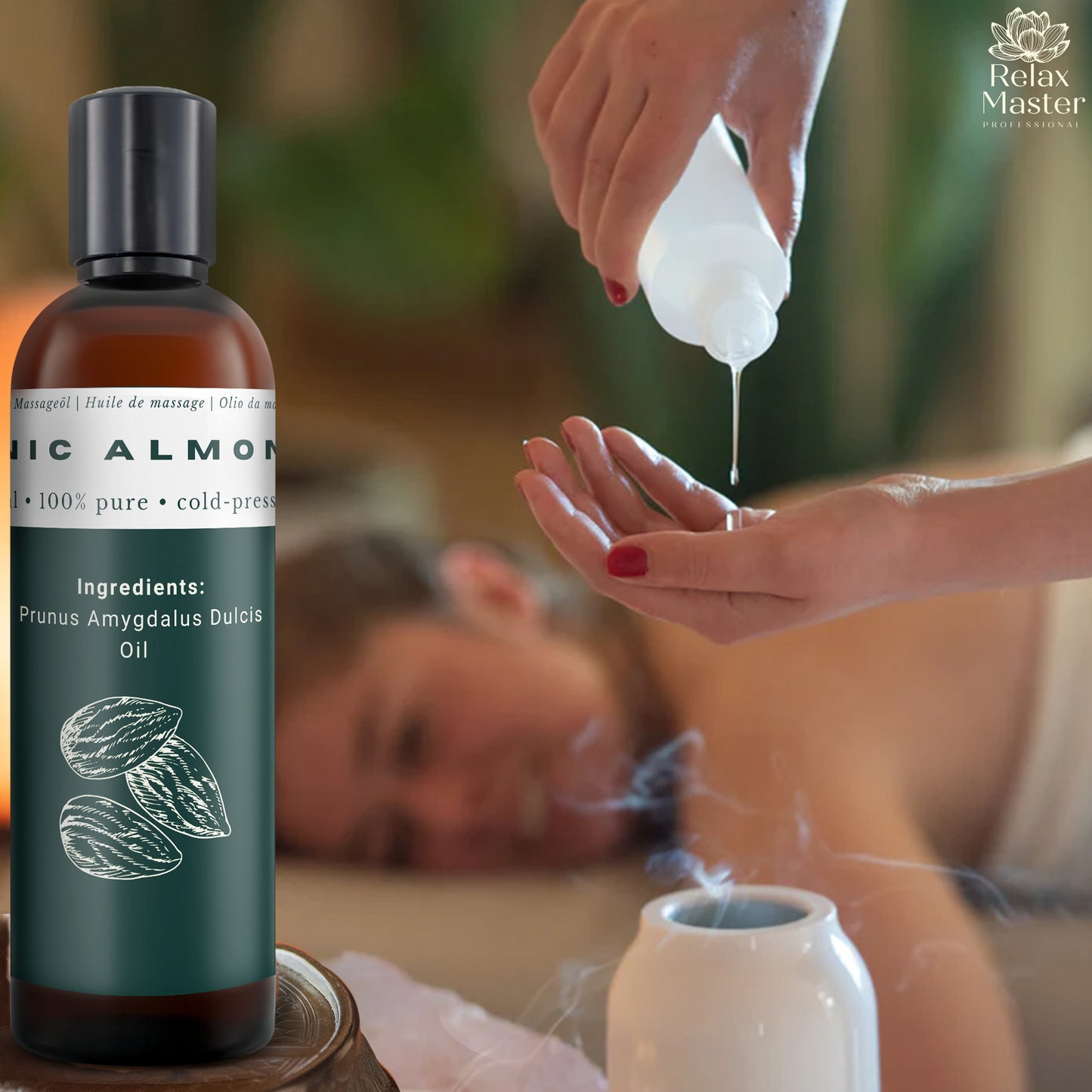 Biologische Amandelolie - 100% puur - 250 ml