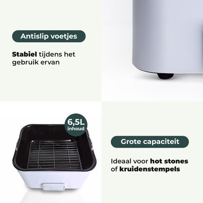 Hot stone heater