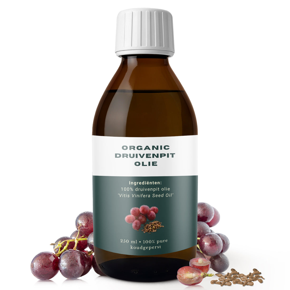 Organic grape seed oil 100% pure - 250 ml