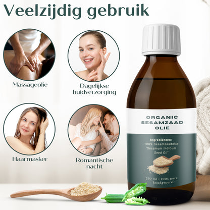 Organic Sesame Oil 100% pure - 250 ml