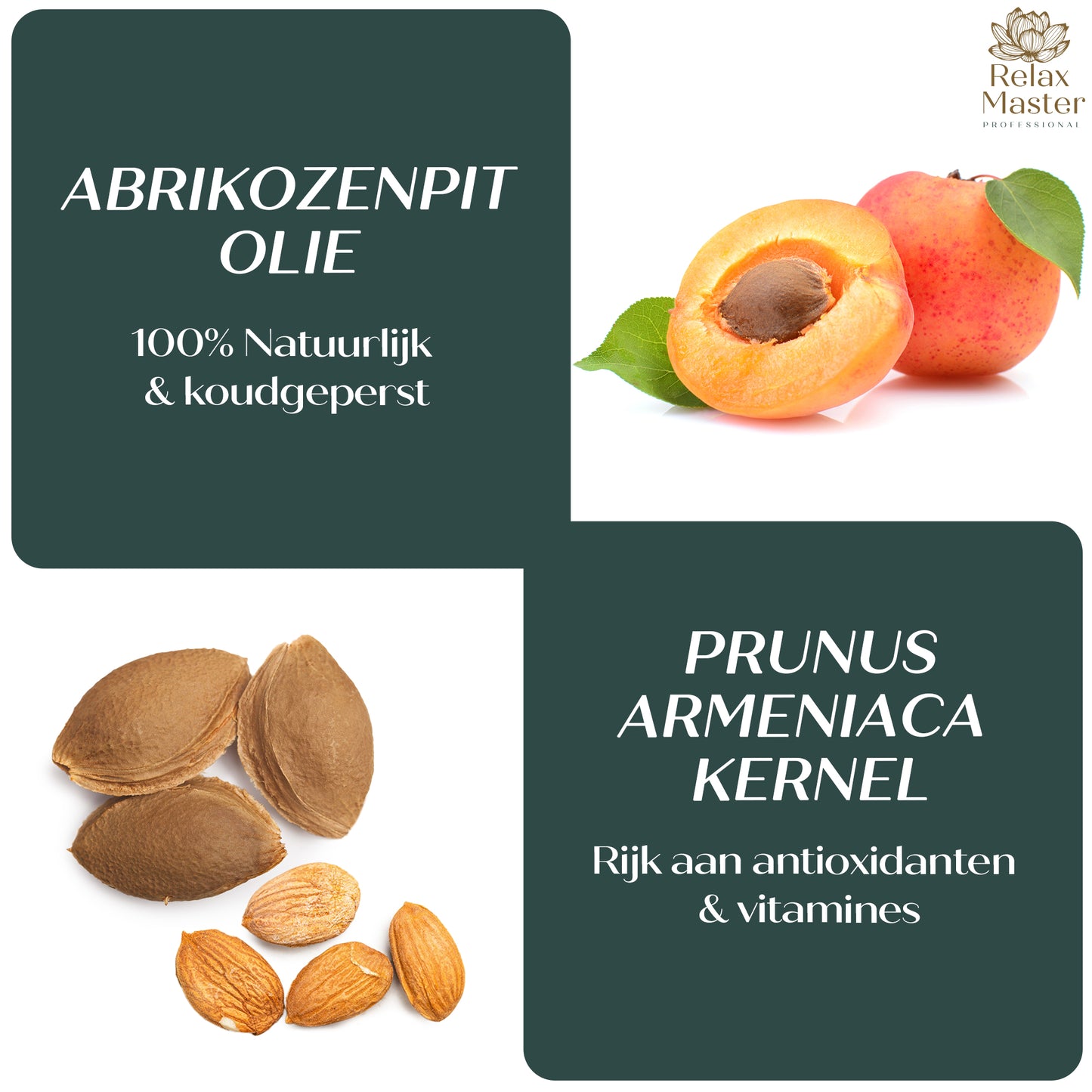 Biologische Abrikozenpitolie 100% Puur - 250 ml