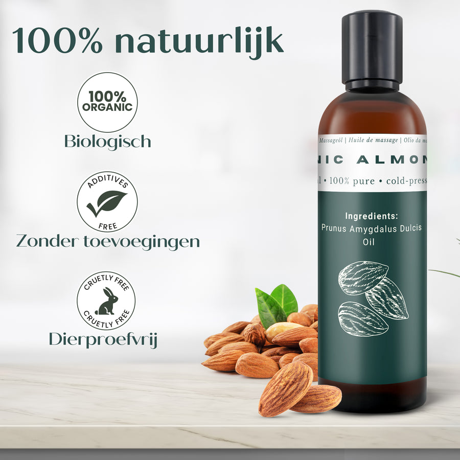 Biologische amandelolie