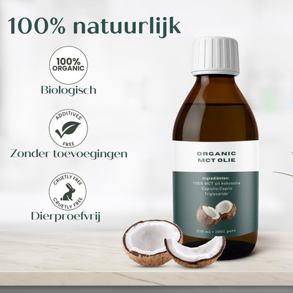 Biologisch MCT-olie - 250 ml