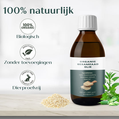 Organic Sesame Oil 100% pure - 250 ml