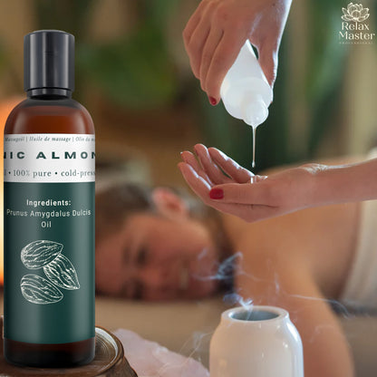 Biologische Amandelolie - 100% puur -  250 ml