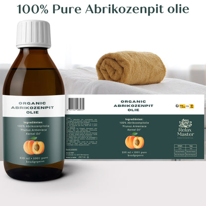 Biologische Abrikozenpitolie 100% Puur - 250 ml