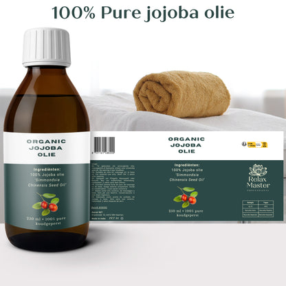 Biologische Jojoba Olie 100% puur - 250 ml