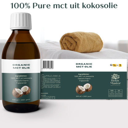 Biologisch MCT-olie - 250 ml